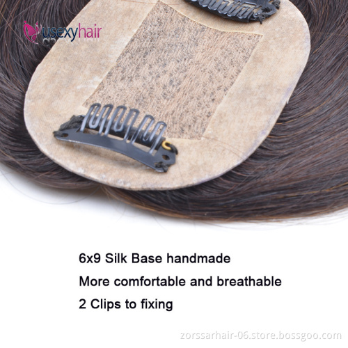 Many Colors Cheap hair toppers for women human hair topper